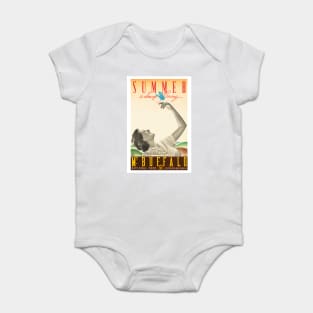 Summer Mt. Buffalo Australia Vintage Poster 1936 Baby Bodysuit